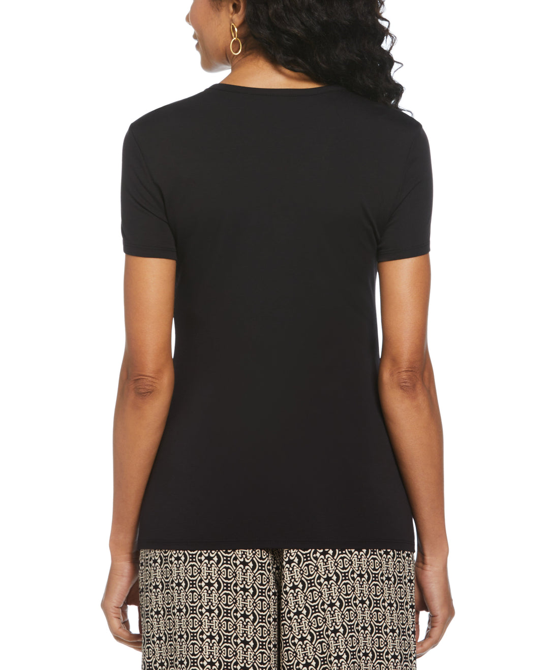 Asymmetrical Wrap Top (Black) 