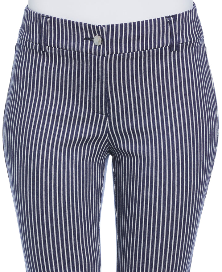 Navy Stripe Back Yoke Pants (Peacoat) 