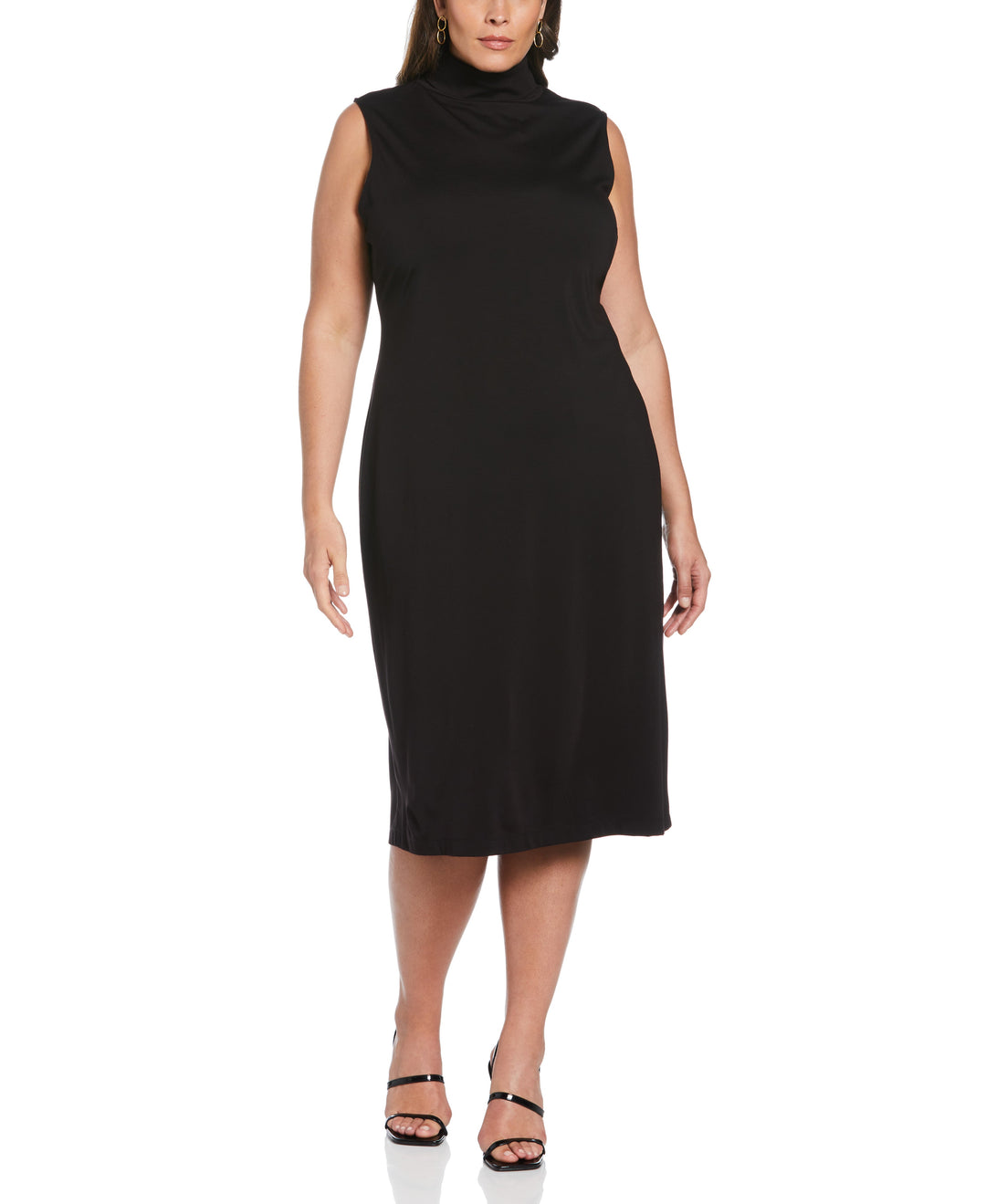 Funnel Neck Dress (Black) 