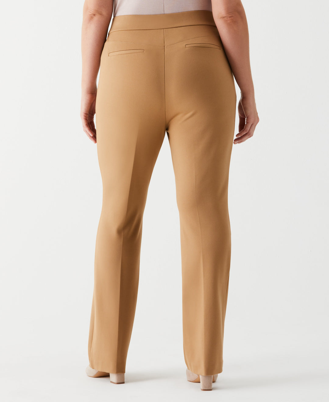 Plus Size Short Length Boot Cut Pull-On Pant (Tigers Eye) 