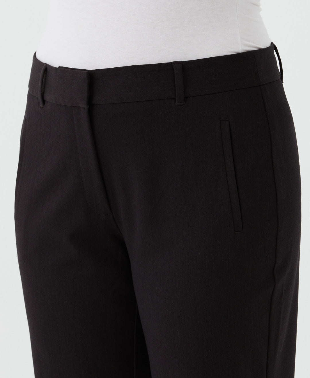 Plus Size Straight Leg Ankle Pant (Graphite) 