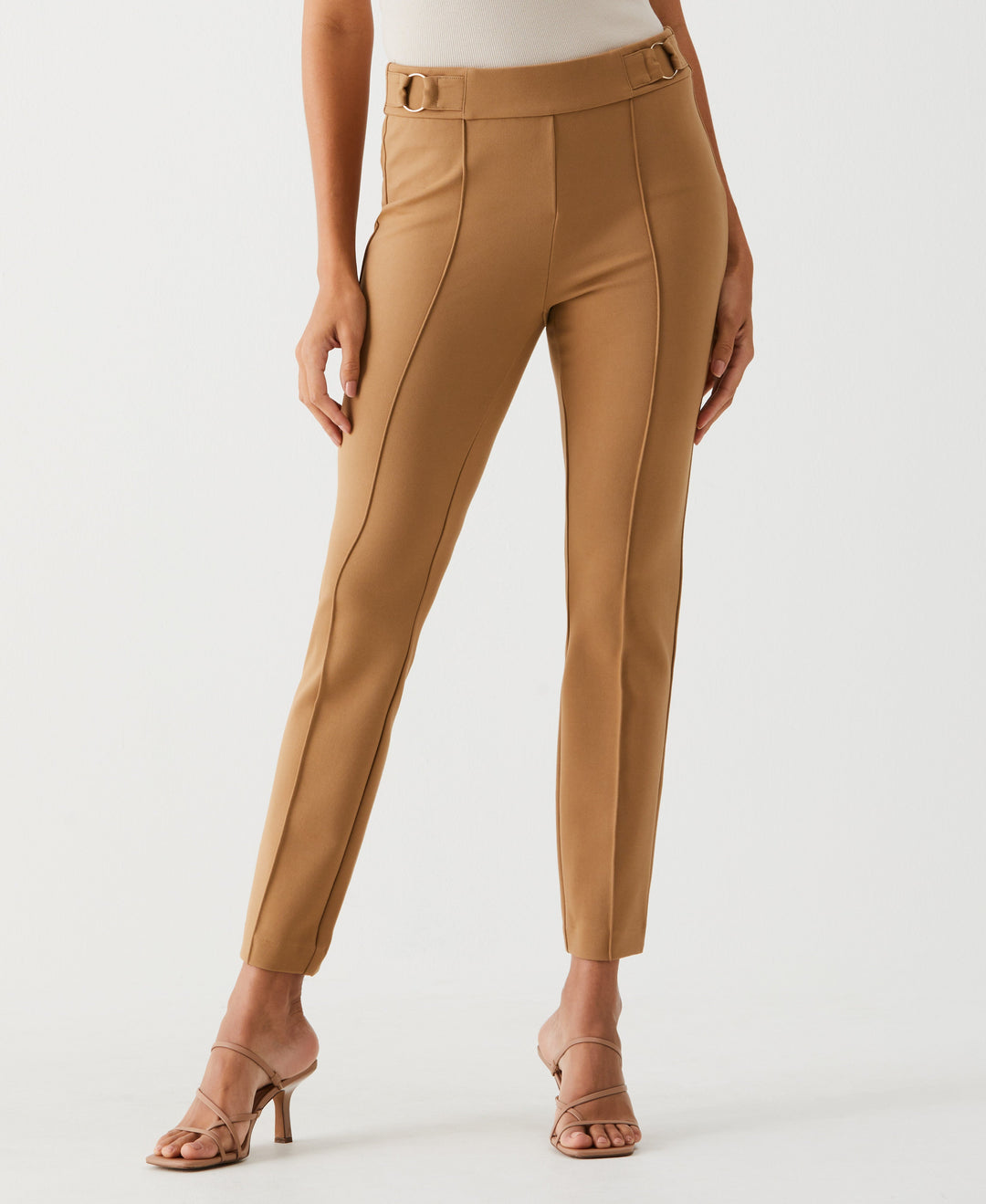 Slim Leg Ankle Pant with Hardware (Tigers Eye) 