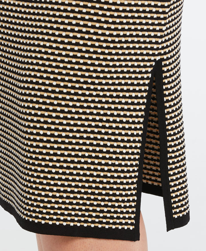 Sweater Knit Skirt (Black) 