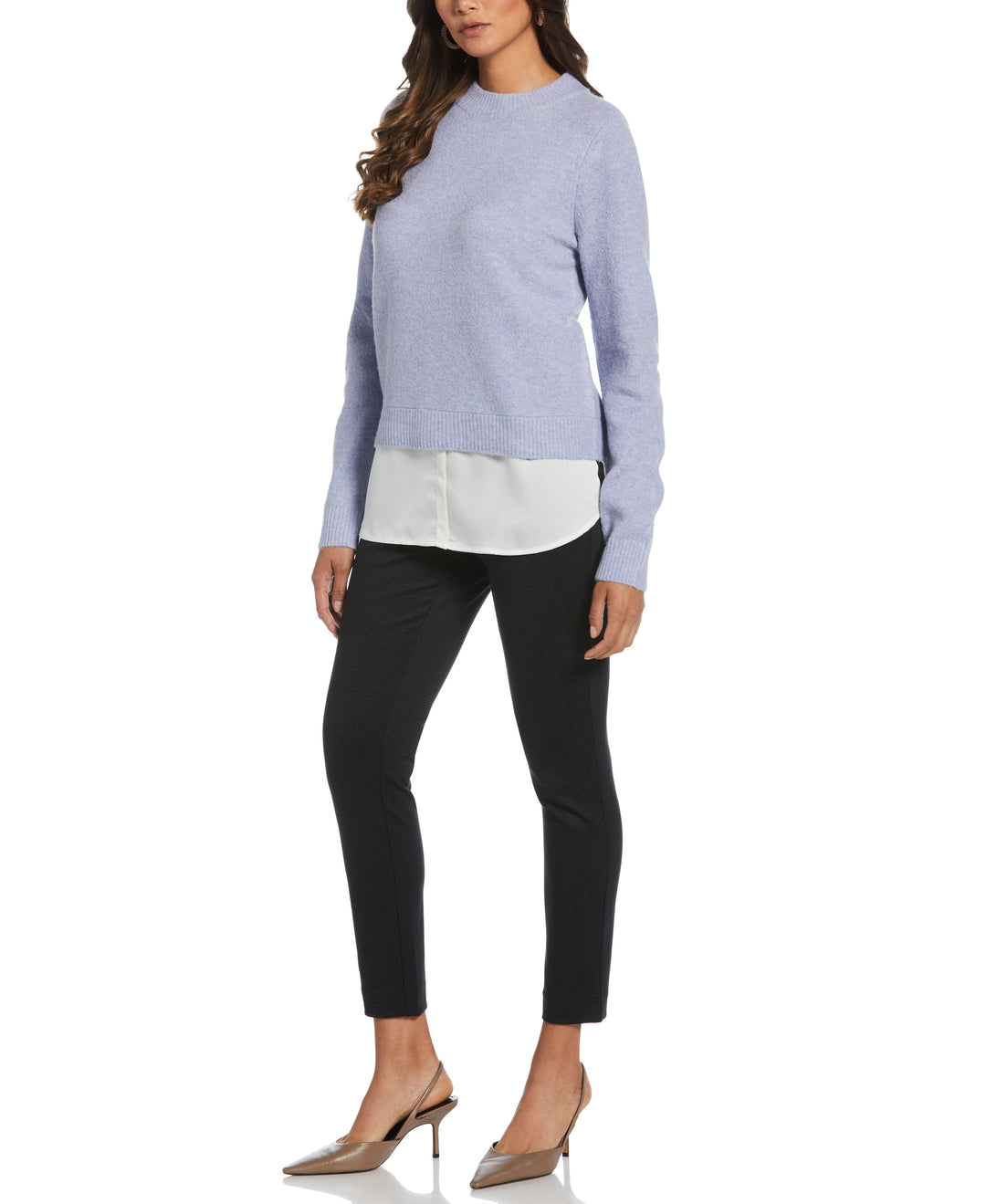 Layered Sweater (Purple Heather) 