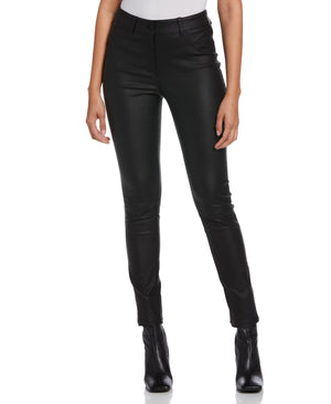 5-Pocket Coated Twill Pant (Black) 