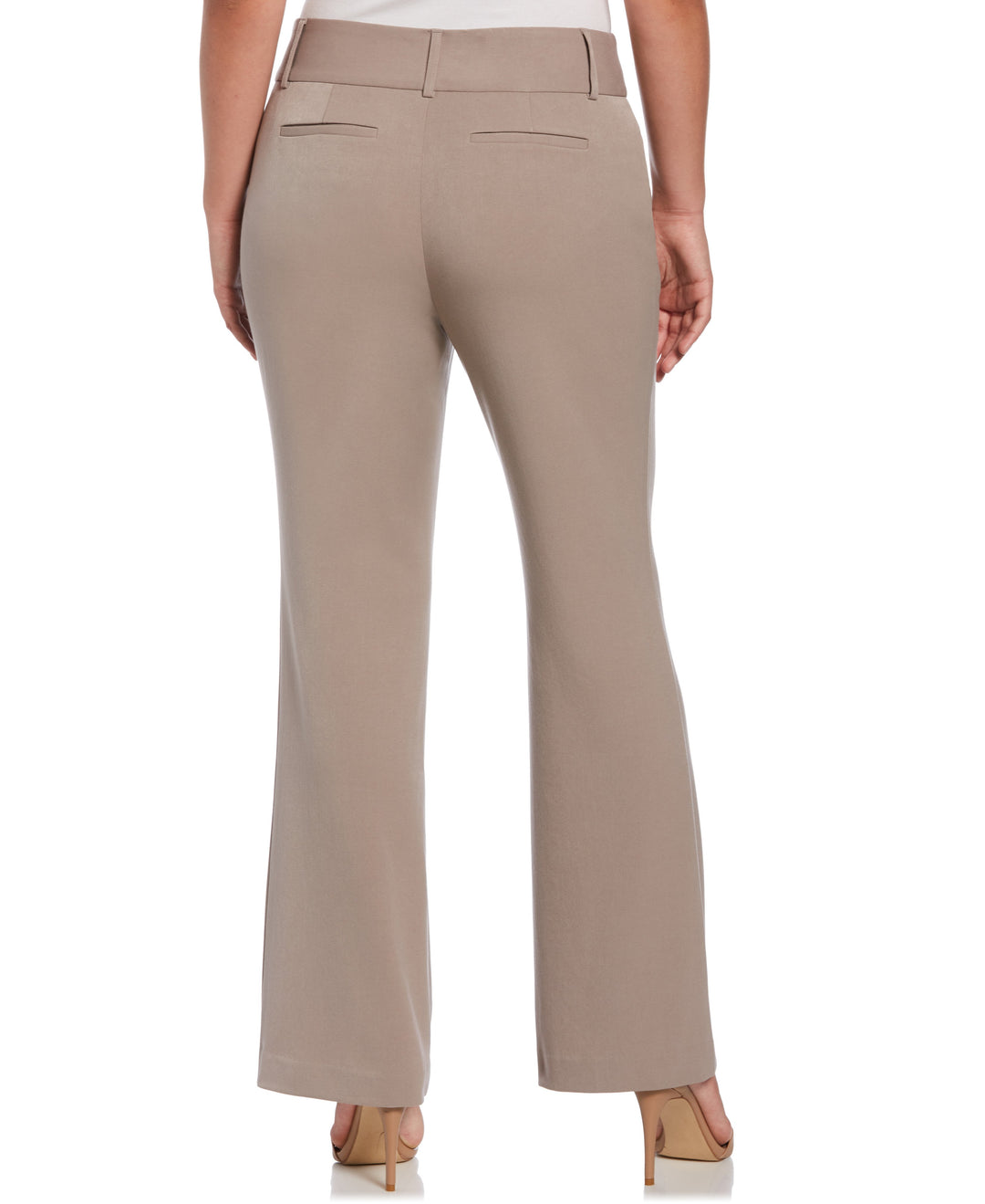 GABARDINE BOOTCUT PANT - CURVY FIT (Summer Straw) 