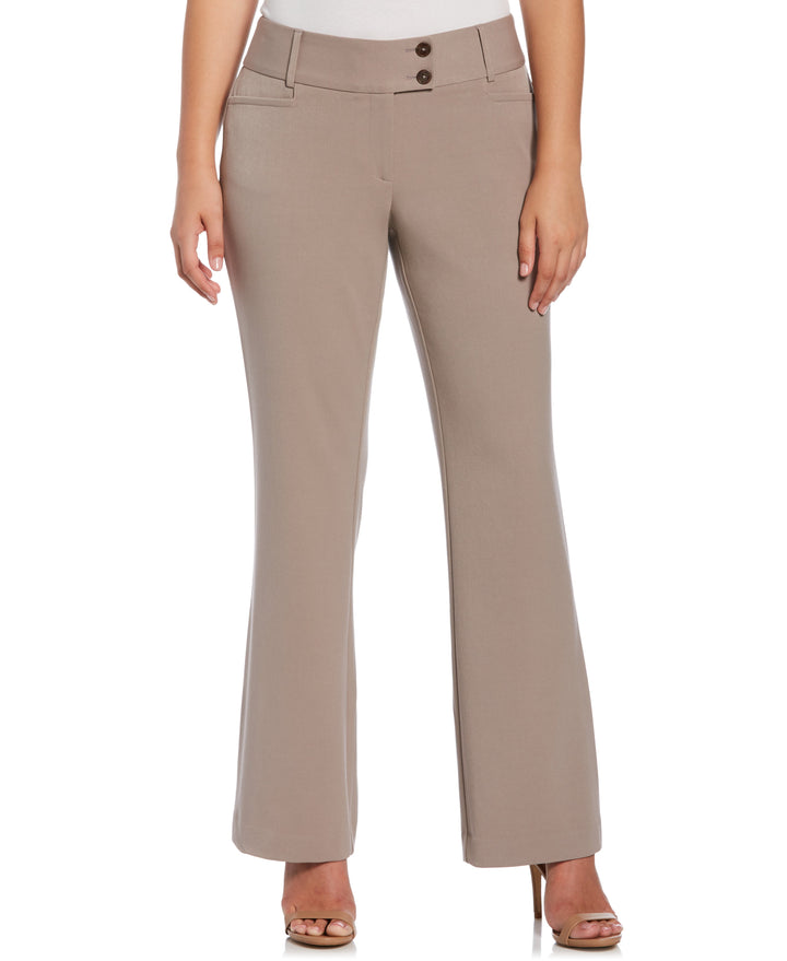 GABARDINE BOOTCUT PANT - CURVY FIT (Summer Straw) 