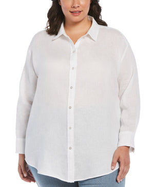 Easy Linen Shirt (White) 