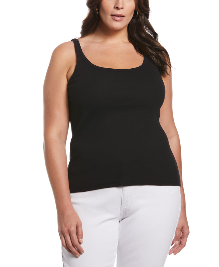 Ribbed Tank Top (Black) 