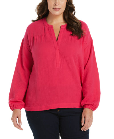 Solid Gauze Top (Innuendo) 