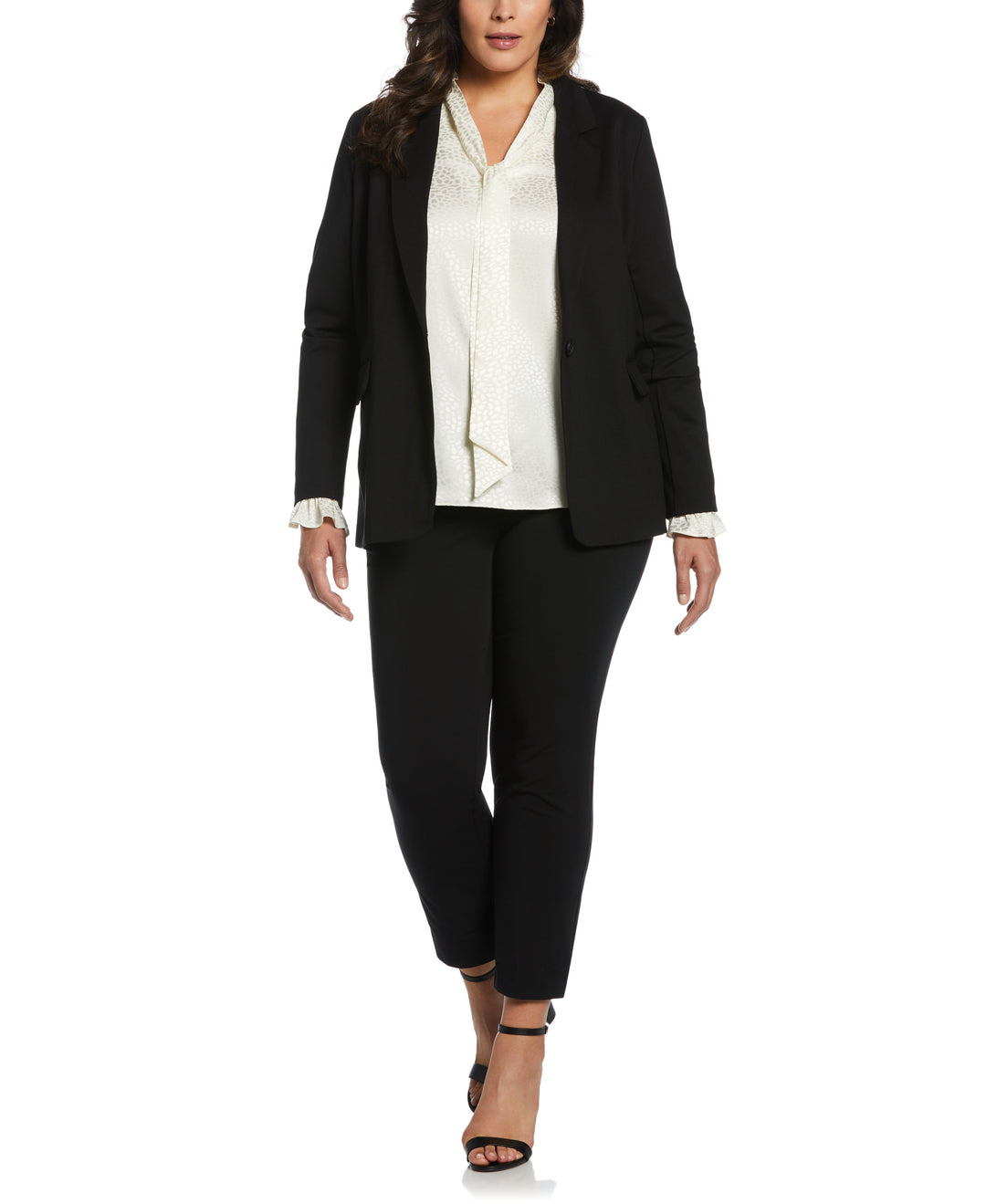 Tie Front Blouse (Star White) 